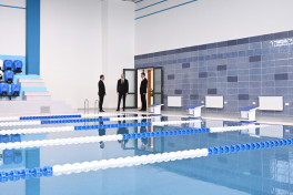 President Ilham Aliyev participated in opening of Yevlakh Olympic Sports Complex