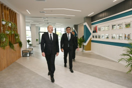 President Ilham Aliyev participated in opening of Yevlakh Olympic Sports Complex