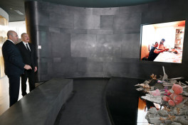 President Ilham Aliyev attended inauguration of Ganja Memorial Complex-UPDATED 