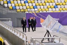 President Ilham Aliyev attended inauguration of Ganja City Stadium
