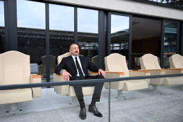 President Ilham Aliyev attended inauguration of Ganja City Stadium