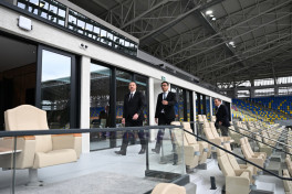 President Ilham Aliyev attended inauguration of Ganja City Stadium