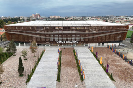 President Ilham Aliyev attended inauguration of Ganja City Stadium