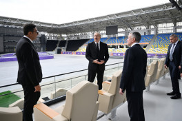 President Ilham Aliyev attended inauguration of Ganja City Stadium