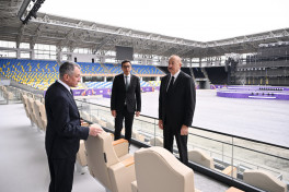President Ilham Aliyev attended inauguration of Ganja City Stadium