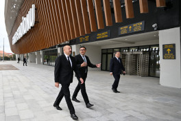 President Ilham Aliyev attended inauguration of Ganja City Stadium