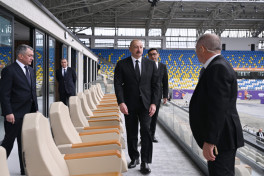 President Ilham Aliyev attended inauguration of Ganja City Stadium
