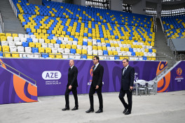 President Ilham Aliyev attended inauguration of Ganja City Stadium