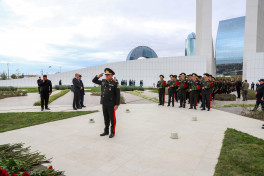 Azerbaijan's State Service for Mobilization and Conscription visited Victory Park-PHOTO 