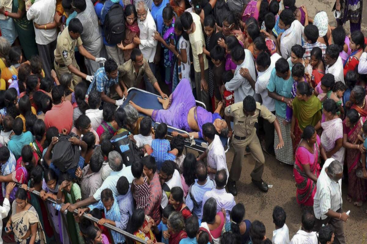 Death toll climbs to 38 in stampede in southern India