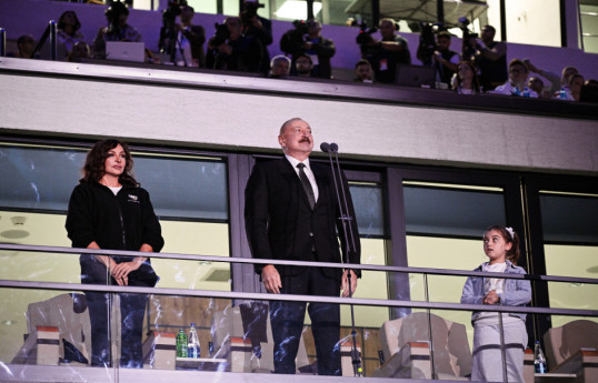 Solemn opening ceremony of 3rd CIS Games held in Ganja, President Ilham Aliyev and First Lady Mehriban Aliyeva watched the event-UPDATED-1 -PHOTOSESSION 