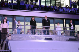 Solemn opening ceremony of 3rd CIS Games held in Ganja, President Ilham Aliyev and First Lady Mehriban Aliyeva watched the event-UPDATED-1 -PHOTOSESSION 