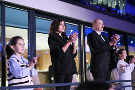 Solemn opening ceremony of 3rd CIS Games held in Ganja, President Ilham Aliyev and First Lady Mehriban Aliyeva watched the event-UPDATED-1 -PHOTOSESSION 