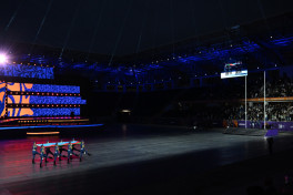 Solemn opening ceremony of 3rd CIS Games held in Ganja, President Ilham Aliyev and First Lady Mehriban Aliyeva watched the event-UPDATED-1 -PHOTOSESSION 