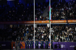 Solemn opening ceremony of 3rd CIS Games held in Ganja, President Ilham Aliyev and First Lady Mehriban Aliyeva watched the event-UPDATED-1 -PHOTOSESSION 