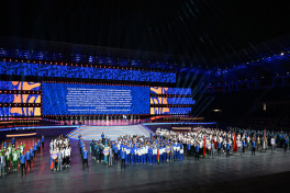 Solemn opening ceremony of 3rd CIS Games held in Ganja, President Ilham Aliyev and First Lady Mehriban Aliyeva watched the event-UPDATED-1 -PHOTOSESSION 