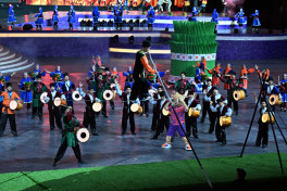 Solemn opening ceremony of 3rd CIS Games held in Ganja, President Ilham Aliyev and First Lady Mehriban Aliyeva watched the event-UPDATED-1 -PHOTOSESSION 