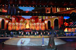 Solemn opening ceremony of 3rd CIS Games held in Ganja, President Ilham Aliyev and First Lady Mehriban Aliyeva watched the event-UPDATED-1 -PHOTOSESSION 