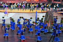 Solemn opening ceremony of 3rd CIS Games held in Ganja, President Ilham Aliyev and First Lady Mehriban Aliyeva watched the event-UPDATED-1 -PHOTOSESSION 