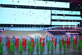 Solemn opening ceremony of 3rd CIS Games held in Ganja, President Ilham Aliyev and First Lady Mehriban Aliyeva watched the event-UPDATED-1 -PHOTOSESSION 