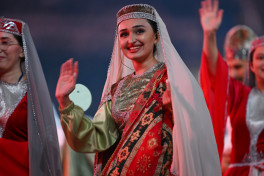 Solemn opening ceremony of 3rd CIS Games held in Ganja, President Ilham Aliyev and First Lady Mehriban Aliyeva watched the event-UPDATED-1 -PHOTOSESSION 