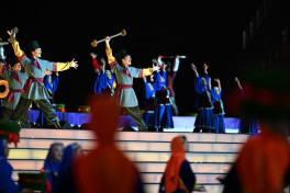 Solemn opening ceremony of 3rd CIS Games held in Ganja, President Ilham Aliyev and First Lady Mehriban Aliyeva watched the event-UPDATED-1 -PHOTOSESSION 