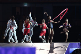 Solemn opening ceremony of 3rd CIS Games held in Ganja, President Ilham Aliyev and First Lady Mehriban Aliyeva watched the event-UPDATED-1 -PHOTOSESSION 