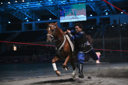 Solemn opening ceremony of 3rd CIS Games held in Ganja, President Ilham Aliyev and First Lady Mehriban Aliyeva watched the event-UPDATED-1 -PHOTOSESSION 
