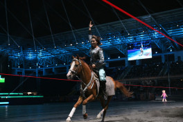 Solemn opening ceremony of 3rd CIS Games held in Ganja, President Ilham Aliyev and First Lady Mehriban Aliyeva watched the event-UPDATED-1 -PHOTOSESSION 