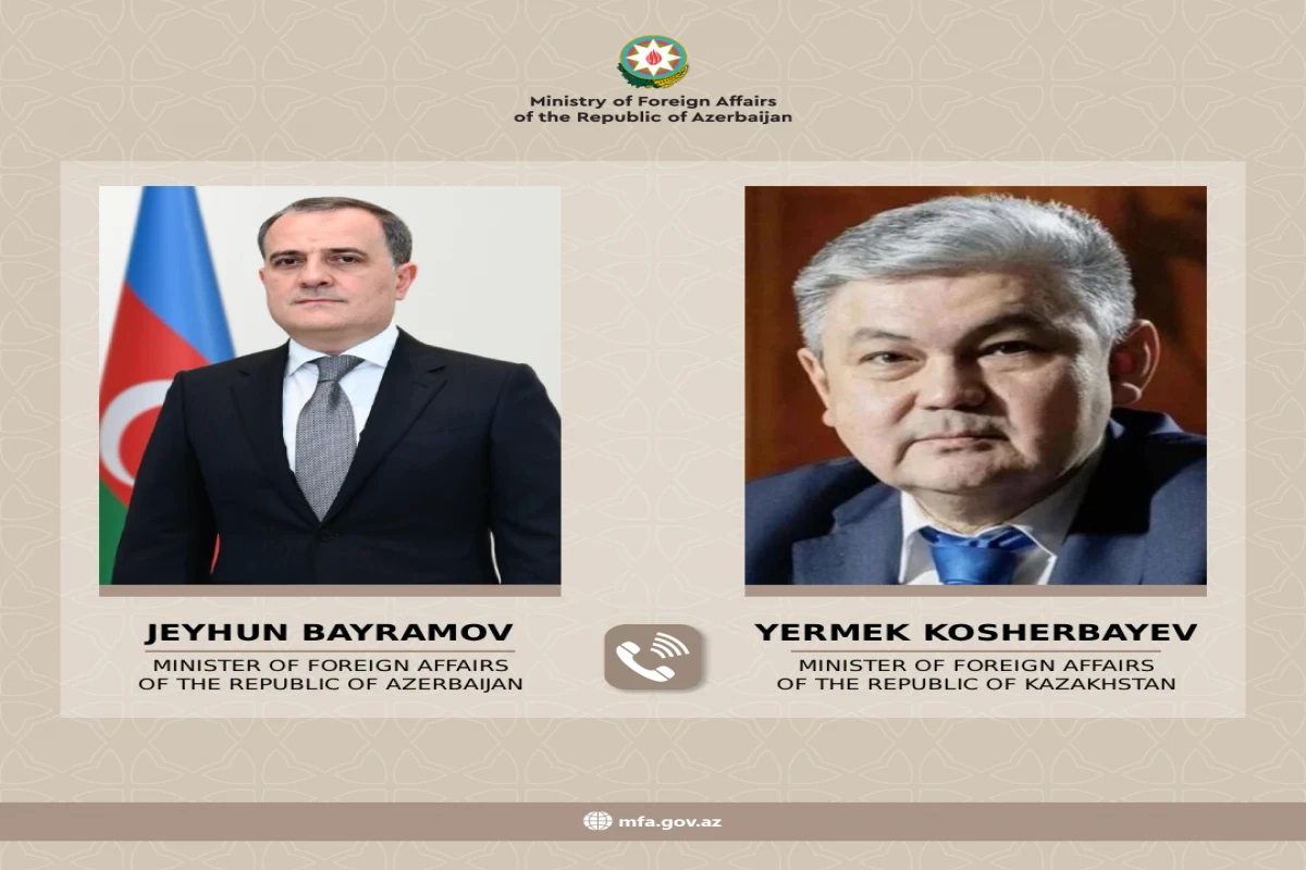 Azerbaijani FM holds talks with newly appointed Kazakh Foreign Minister