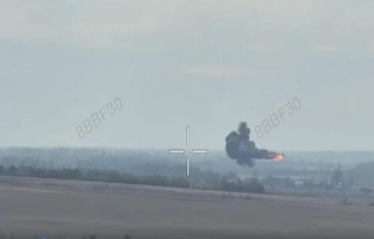 Ukrainian forces shoot down Russian helicopter with FPV drone