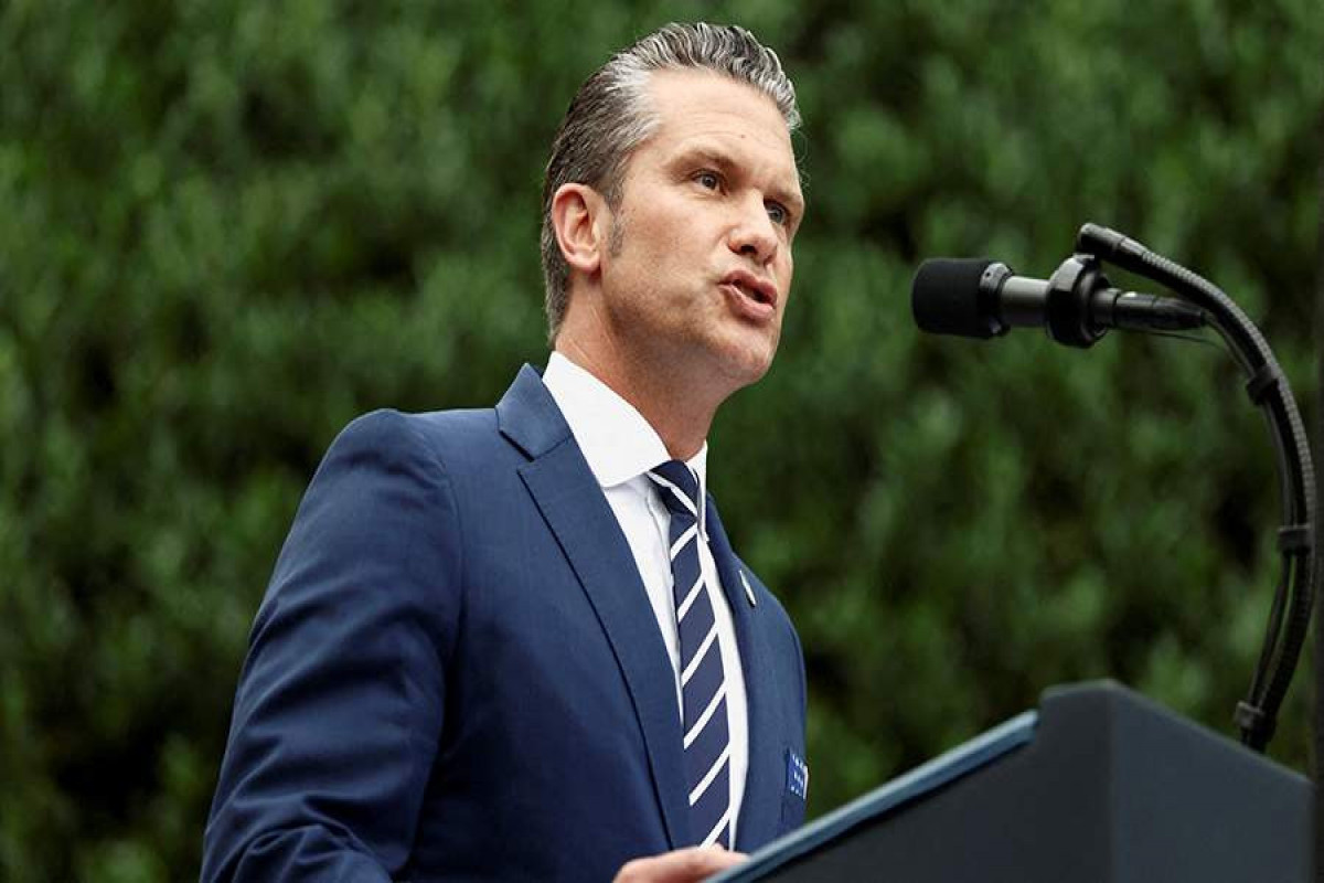 U.S. Defense Secretary Pete Hegseth