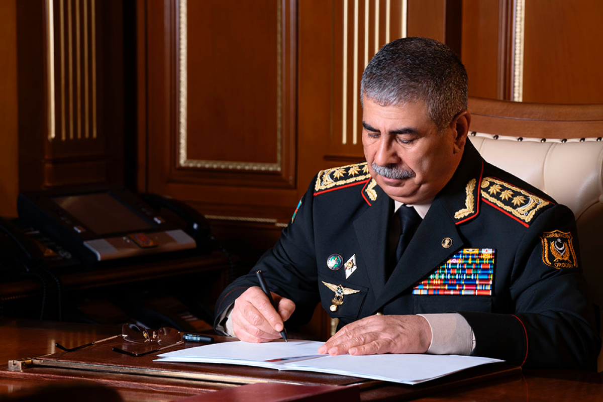 Zakir Hasanov, Azerbaijani Defense Minister