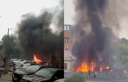 Russian drone strike hits Dnipro, causing fires and injuries