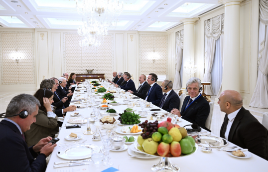 Official reception held in honor of Italian President Sergio Mattarella