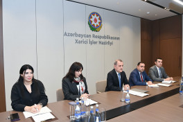 Azerbaijani FM received Senior Advisor of US Department of State
