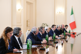 President of Azerbaijan Ilham Aliyev held expanded meeting with President of Italy Sergio Mattarella-UPDATED 