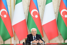 Presidents of Azerbaijan and Italy delivered press statements-UPDATED 