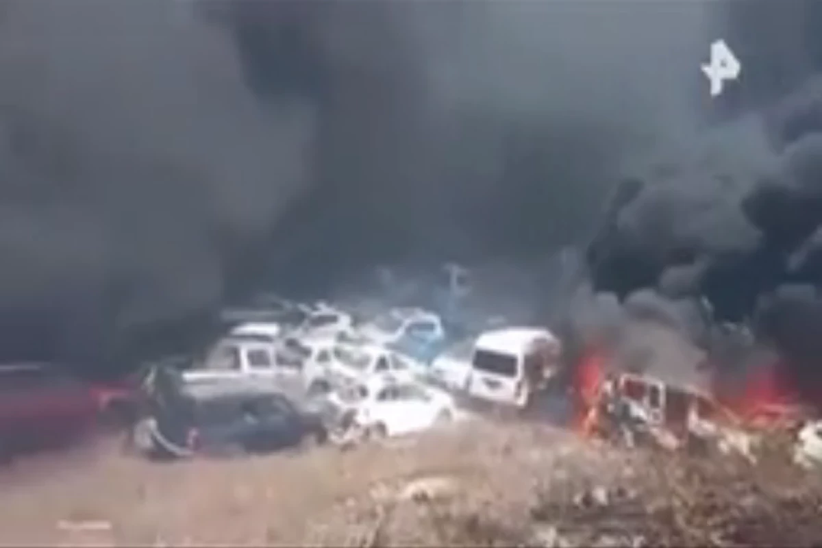 About 700 vehicles destroyed in fire at impound lot in Mexico’s Acapulco