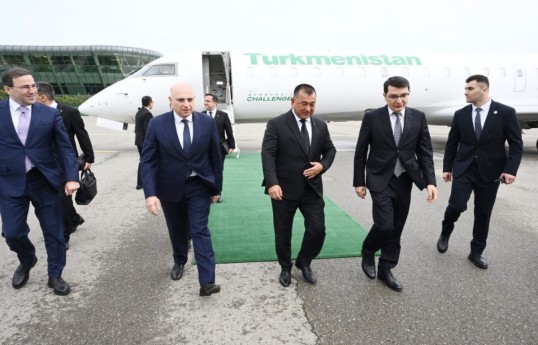 Deputy Chairman of Cabinet of Ministers of Turkmenistan arrives in Azerbaijan