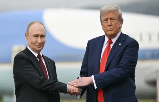 Russian President Vladimir Putin, US President Donald Trump