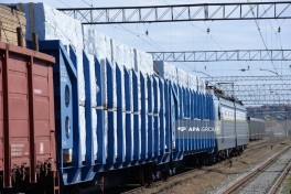 Five wagons of grain delivered to Armenia via transit through Azerbaijan - UPDATED 