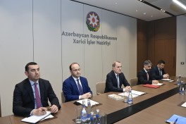 Azerbaijan FM Jeyhun Bayramov receives newly appointed Indian ambassador Abhay Kumar