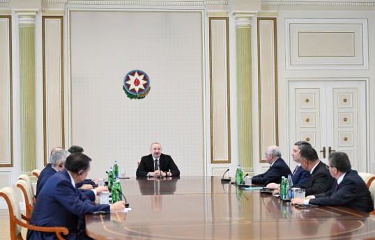 President Ilham Aliyev received participants of meeting of heads of government of OTS member states - PHOTO  -UPDATED 
