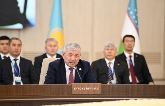 Chairman of the Cabinet of Ministers of the Kyrgyz Republic Adilbek Kasymaliyev