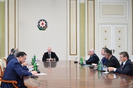 President Ilham Aliyev received participants of meeting of heads of government of OTS member states - PHOTO  -UPDATED 