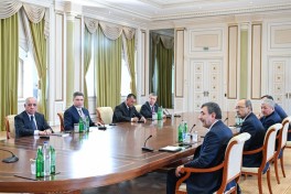 President Ilham Aliyev received participants of meeting of heads of government of OTS member states - PHOTO  -UPDATED 