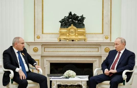 Nikol Pashinyan, Armenian PM and Vladimir Putin, Russian President