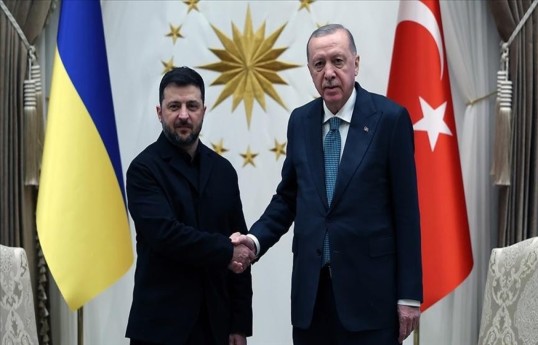 Ukrainian President Volodymyr Zelenskyy, Turkish President Recep Tayyip Erdoğan