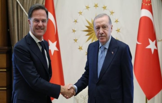 NATO Secretary General Mark Rutte, Turkish President Recep Tayyip Erdoğan